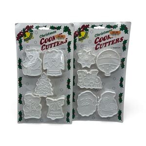 Christmas Cookie Cutters Set HARTIN set of 12 Kitchen Santa Angle Star Tree trai